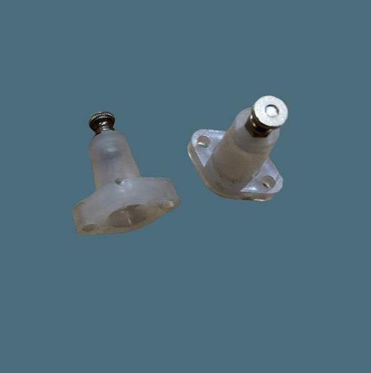   CONICAL, HDPE, PLASTIC STANDOFFS,  26mm DIA BASE, 30mm HEIGHT, 