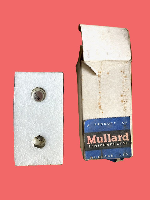 AD161/AD162, MATCHED PAIR, MULLARD, TRANSISTORS, BOXED