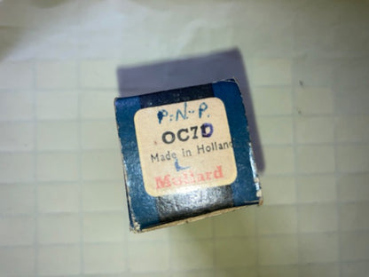 OC70, CV5457, MULLARD, BLACK GLASS, GERMANIUM TRANSISTOR, BOXED