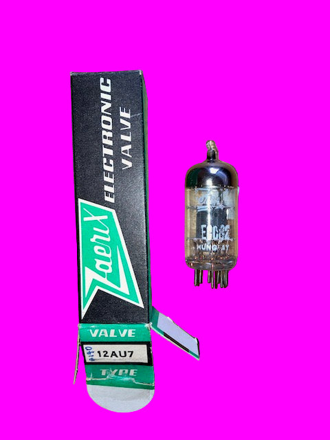 12AU7,  ZAERIX BADGED HUNGARIAN TUNGSRAM, 1970S PRODUCTION, , NEW, BOXED, ECC82, CV4003