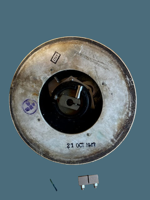 10A/7719, RL7035/5/4, Silvered Brass Vernier, 4.5INS DIA., Muirhead Dial, Slo-Mo Drive, 50:1 Reduction, R103, Dated Oct 1943