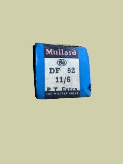DF92, Mullard NIB, CV785 , 1L4, 1T4,CV785, R209, MCR1, WS31, WS88, HAC