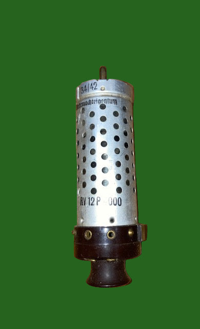 TeKaDe, RV12P4000, Wehrmachtsröhr, WW2 German Military Pentode, for Ukw.E.e, Panzer RX