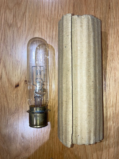 Osram, Projector bulb, lamp, A1/6, A1/154, 110V 300W, 6131, C/05, Dated 1972, Military Pheon