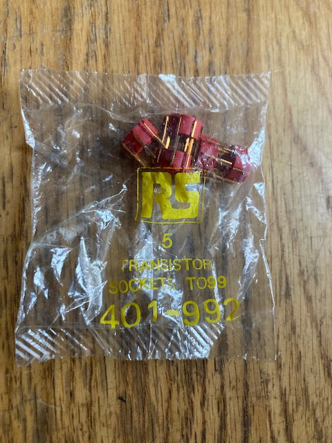 Pack of 5x, &nbsp;8 Way Transistor IC Socket, RS 401-992, Winslow, W3401G&nbsp;