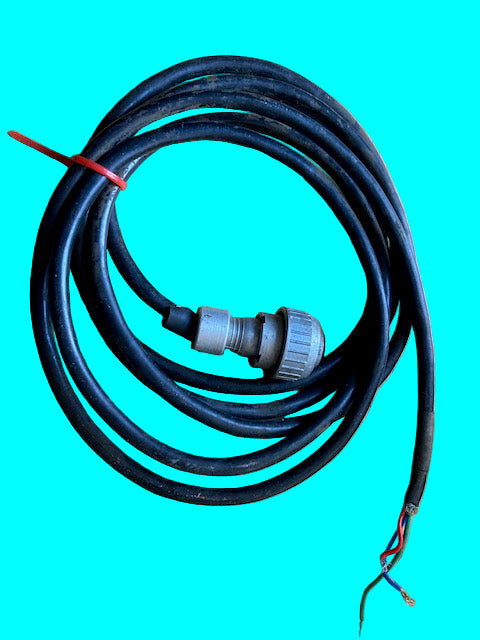Pattern 104,  Plessey, Mk 4, 3 Pin Female Socket, Free, Larkspur, POWER SUPPLY CABLE ASSY, 5ft Length,