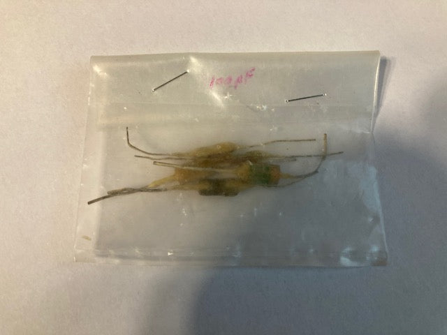 TCC, AIR MINISTRY, WAX CAPACITOR, 100pF 10C/12XXX, PACK OF 5X