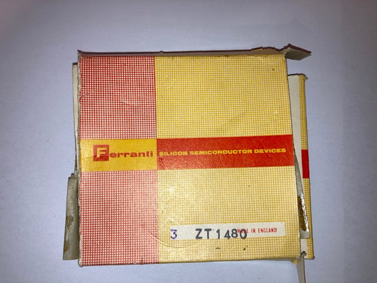 ZT1480, Ferranti, Transistor Silicon, NPN, CV7452