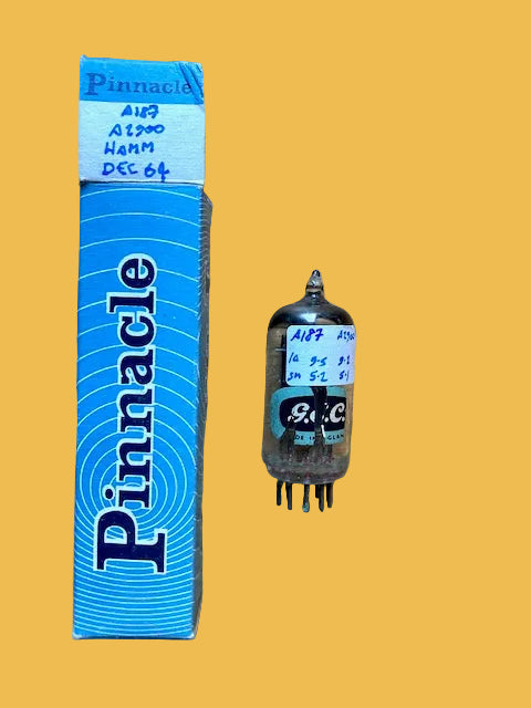 A2900, GEC, SPECIAL QUALITY ECC81, DECEMBER 1964 HAMMERSMITH PRODUCTION 