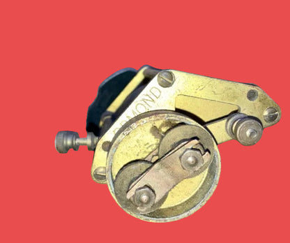 Ormond, Brass Variable Condenser, c/w Slow Motion Drive and Bakelite Knob Set - Broken Vernier as shown, 0.0005uuF, 1927 