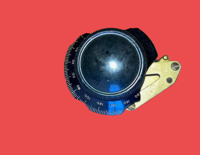 Ormond, Brass Variable Condenser, c/w Slow Motion Drive and Bakelite Knob Set - Broken Vernier as shown, 0.0005uuF, 1927 