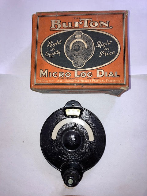 BURTON, MICRO LOG DIAL, NEW BOXED, 1929,