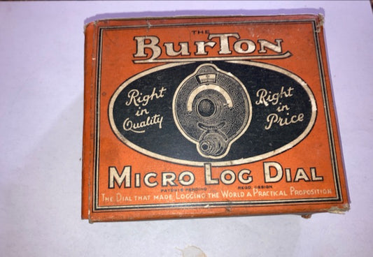 BURTON, MICRO LOG DIAL, NEW BOXED, 1929,
