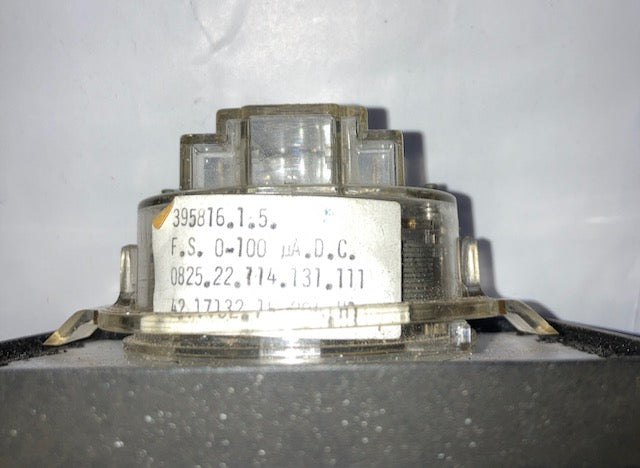 Sangamo, moving coil meter,  93 x  75mm, Scaled 0 - 100, FSD = 100uA DC,