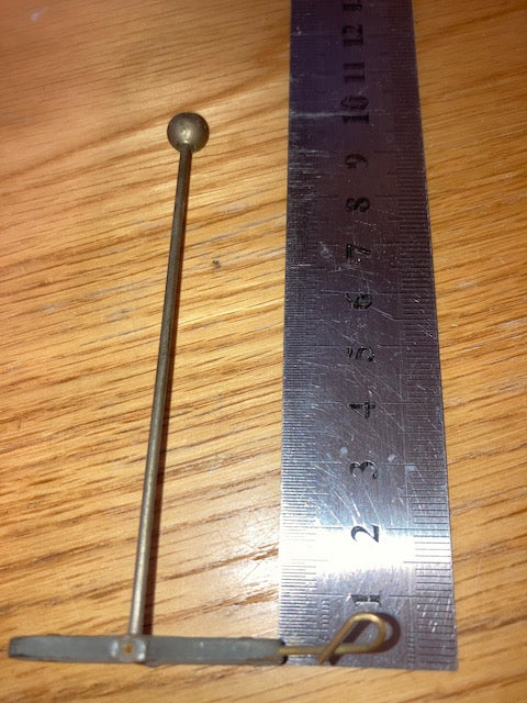 Telephone, clapper, striker, approx 90mm length