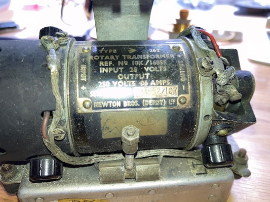 Rotary Converter, Rotary Transformer,  10K/16855, 130x70x90mm, Input 28V, Output 250V @ 60mA