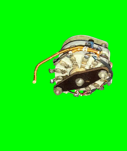 Allen Bradley, AB type H, Ceramic Rotary Switch, Air Ministry 10F/16789, 2 Wafer, 6 Position,&nbsp;