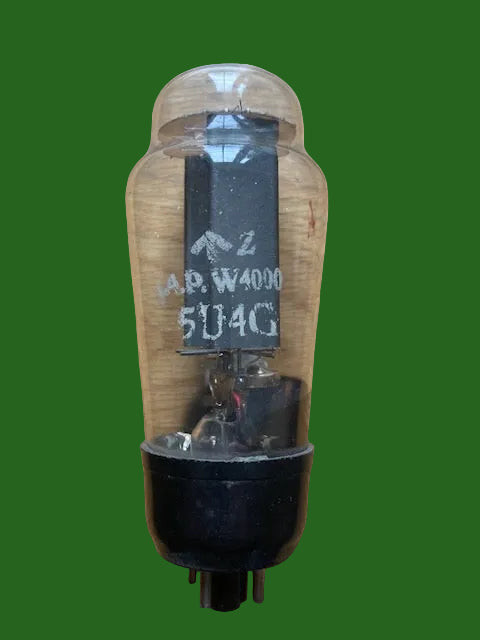 U52, GEC, MILITARY APW4000, BLACK BASE,  HAMMERSMITH, WARTIME PRODUCTION, VT-244, 5U4G, 5U4