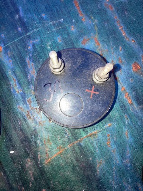 Moving coil meter, 2.5 ins Dia, Scaled 0-10 DC mA, 1941 Dated