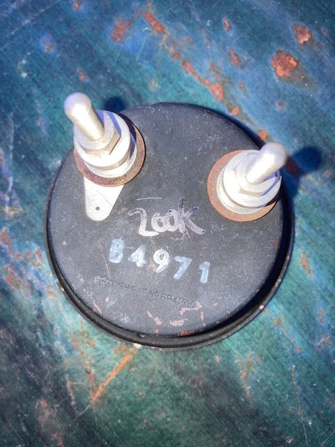 Elliott, Moving coil meter, 81mm Dia, Scaled 0-300V, 1953 Dated, FSD = 1mA 