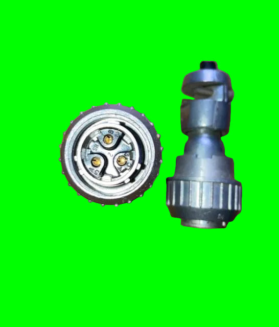 Pattern 104,  Plessey, Mk 4, 3 Pin Female Socket, Free, Small, Larkspur Mains Connector