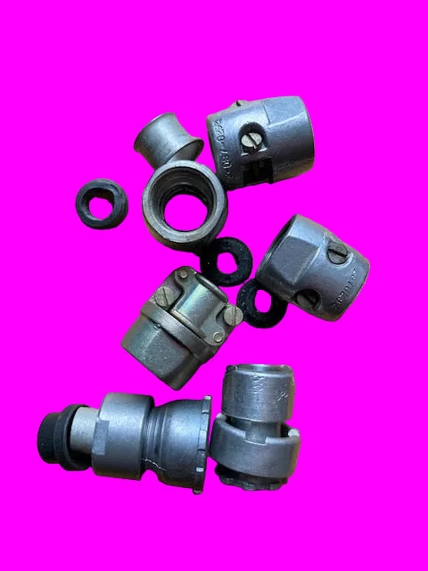 Collection of Pattern 104, Plessey, Mk 4, Aluminium Clamps, ferrules and seals
