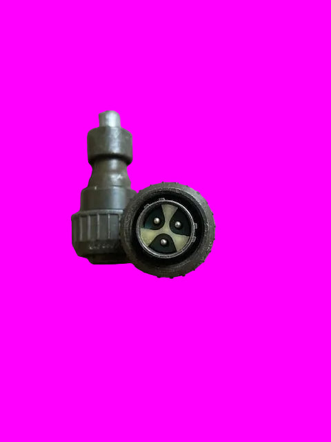 PATTERN 104, PLESSEY Mk7, 3 PIN, MALE PINS, FREE PLUG, SHELL SIZE 1,