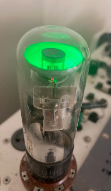 1629, TUNG-SOL, MAGIC EYE,  TESTED BRIGHT DISPLAY, CV1756, 6E5