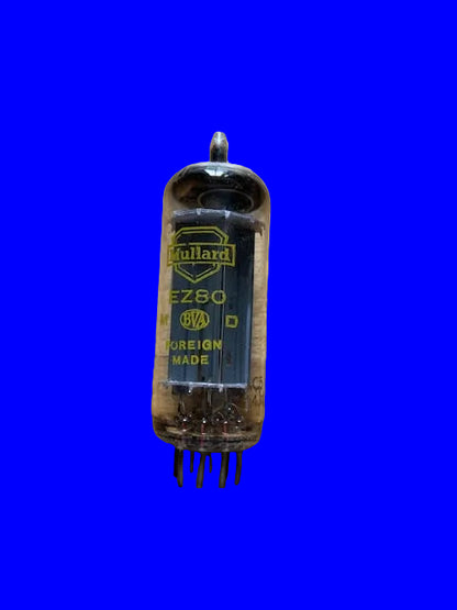 EZ80, MULLARD YELLOW PRINT, kC5 +/-4J1, LA RADIOTECHNIQUE CHARTRES SEPT 1964 MANUFACTURE