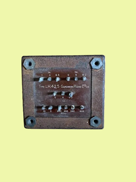 GARDNERS, LH425, HENGIST, FILAMENT TRANSFOMER, PRIM 0-200-220-240, SEC 3X 0-4-6.3V @ 3A