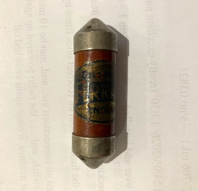 1932, WIRE WOUND RESISTOR, ANODE CARTRIDGE RESISTOR,  FERRANTI, 20000 OHM, 20K