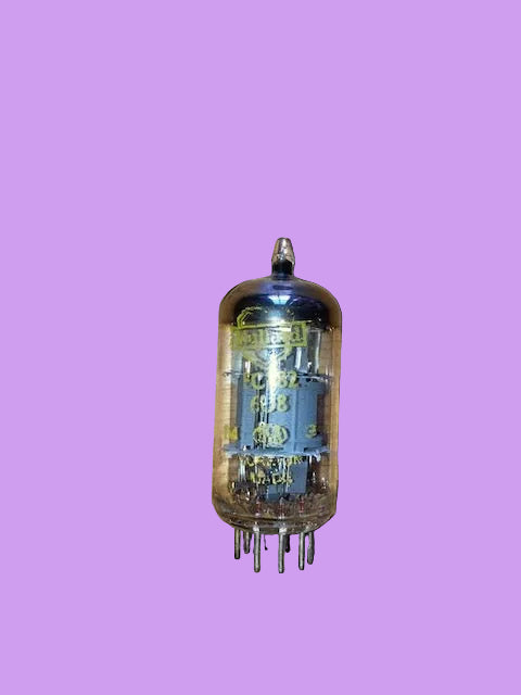 MULLARD, 6U8, ECF82, YELLOW INKING, rX5 ID51, PHILIPS ONTARIO MAY 1964 PRODUCTION