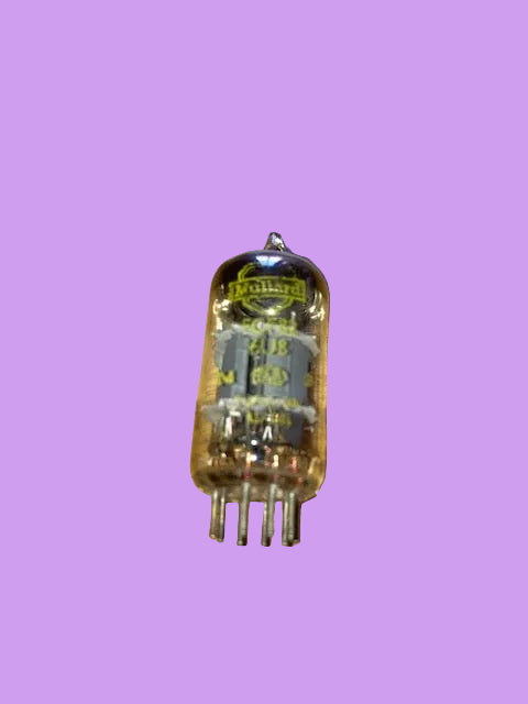 MULLARD, 6U8, ECF82, YELLOW INKING, rX5 ID51, PHILIPS ONTARIO MAY 1964 PRODUCTION