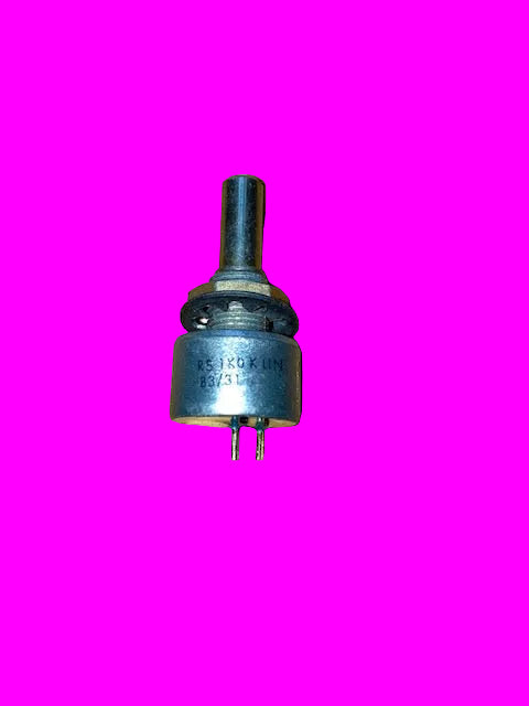 RS, Plessey, PLW, Rotary Potentiometer,&nbsp; 1K0 lin, NOS