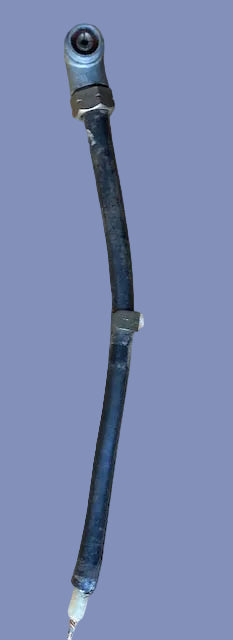 WS19 VARIOMETER TO ANTENNA CABLE, GEE CABLE APPROX 10" LENGTH, 10H/5374, RT ANGLE PYE PLUG TERMINATED ONE END