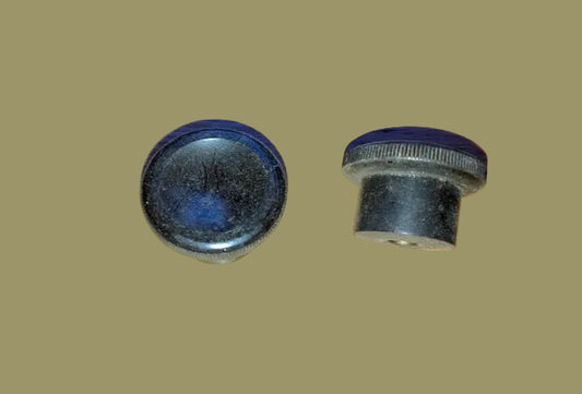 PHILIPS, T SHAPED KNOB, BROWN BAKELITE, POSSIBLY 930A, 31mm DIA., 20mm HEIGHT