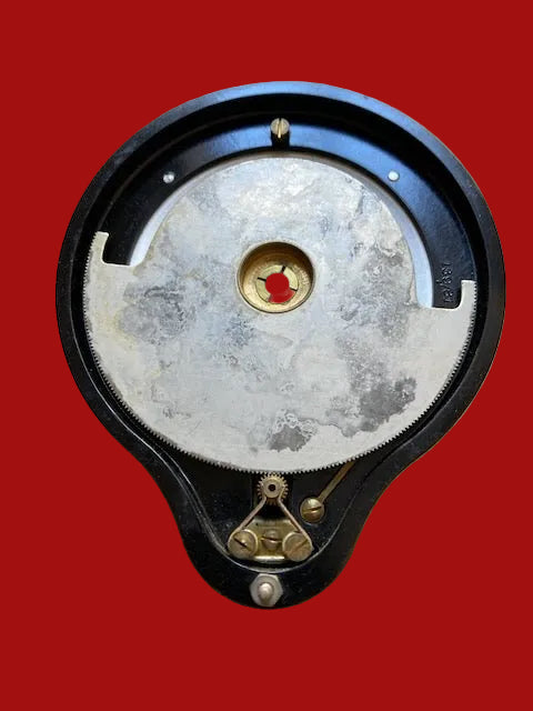 Black, Bakelite, Slow-Motion  Tuning Dial, 4ins Dia., Indigraph Style, 1920s