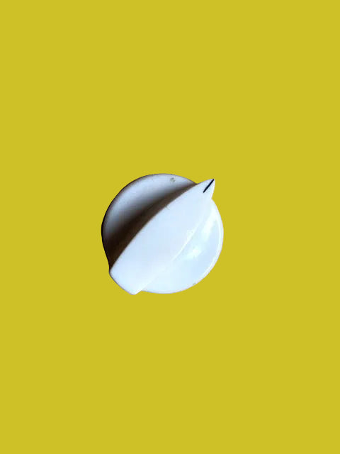 BULGIN, K372, POINTER KNOB, WHITE