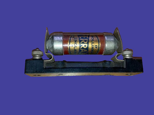 1932, WIRE WOUND RESISTOR, ANODE CARTRIDGE RESISTOR HOLDER,  FERRANTI,