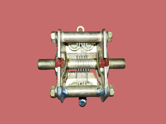 EX MIL EQUIPT, SILVER PLATED, VARIABLE CAPACITOR, 40pF 