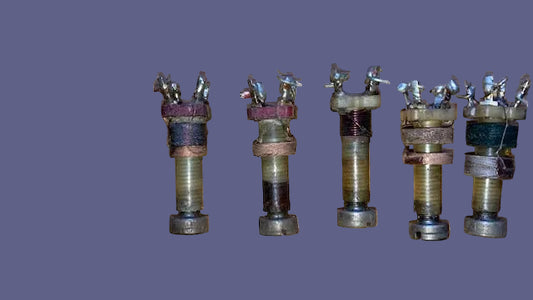 6X RADIO COILS, 4 PIN, EX EQUIPT