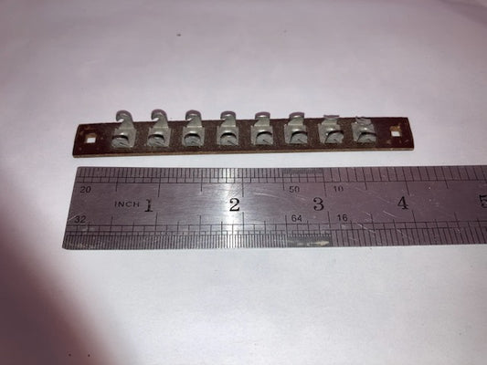  TAG STRIP, 8 TAG, APPROX 1 X 10cm, NOS 
