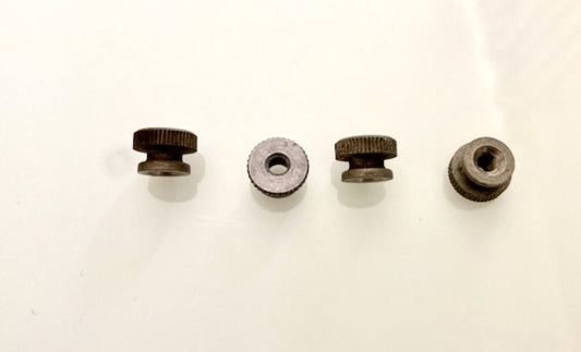 , DAVIS & TIMMINS, BINDING POST KNURLED NUT, NICKEL PLATED,  4BA