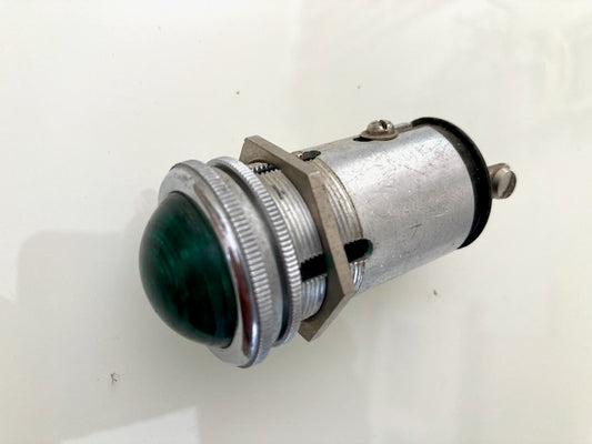 BULGIN, D300/GREEN/G/M, SPECIAL DUTY, SIGNAL LAMP, GREEN GLASS LENS