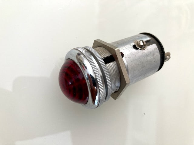 BULGIN, D300/RED/G/M, SPECIAL DUTY, SIGNAL LAMP, RED GLASS LENS 