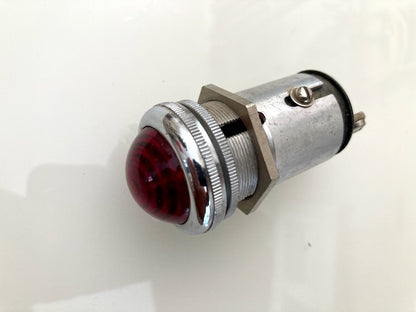BULGIN, D300/RED/G/M, SPECIAL DUTY, SIGNAL LAMP, RED GLASS LENS 