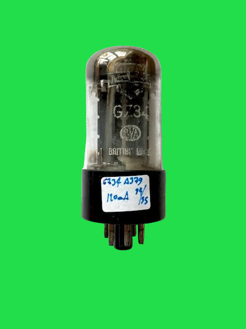 GZ34, Mullard, Fat Base, f31 0K, Blackburn 1960 manufacture 