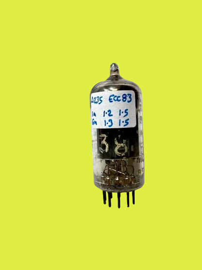 CV492, MILITARY SPEC. 12AX7, MULLARD, ECC83, 17mm PLATE, mC1 B5H, BLACKBURN MANUFACTURED AUGUST 1955