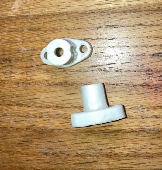 EDDYSTONE,  FREQUENTITE, MIDGET STANDOFF INSULATOR, 16mm HEIGHT, 23mm LONG