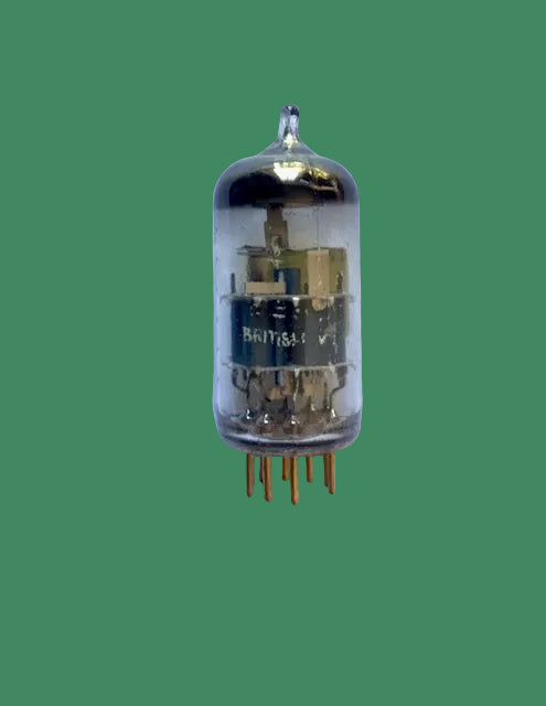 CV2492, MIL SPEC E88CC, MULLARD, GOLD PIN , FAINT WHITE PRINT, 